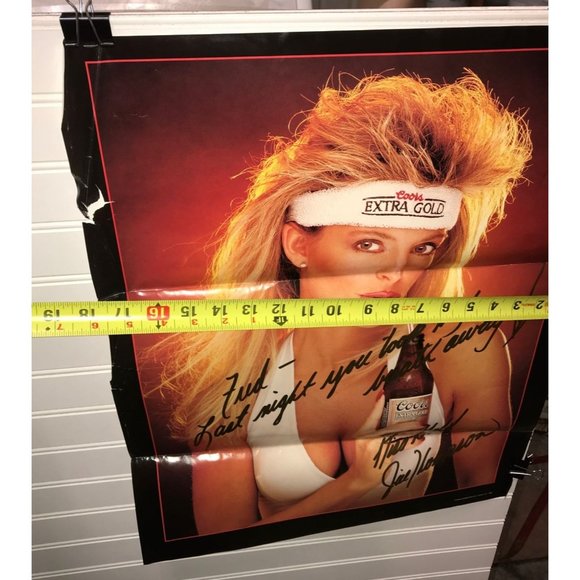 Jill Thompson Miss Gold Beer Poster "Last night you took my breath away! - Picture 8 of 11